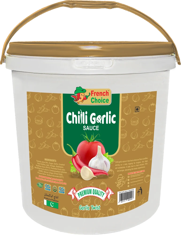 French Choice Chilli Garlic Sauce — 5 Kg Bucket