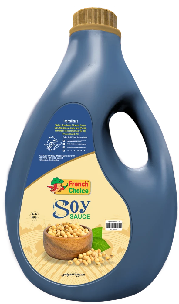 French Choice Soy Sauce — 4.4 Ltr Duck Can